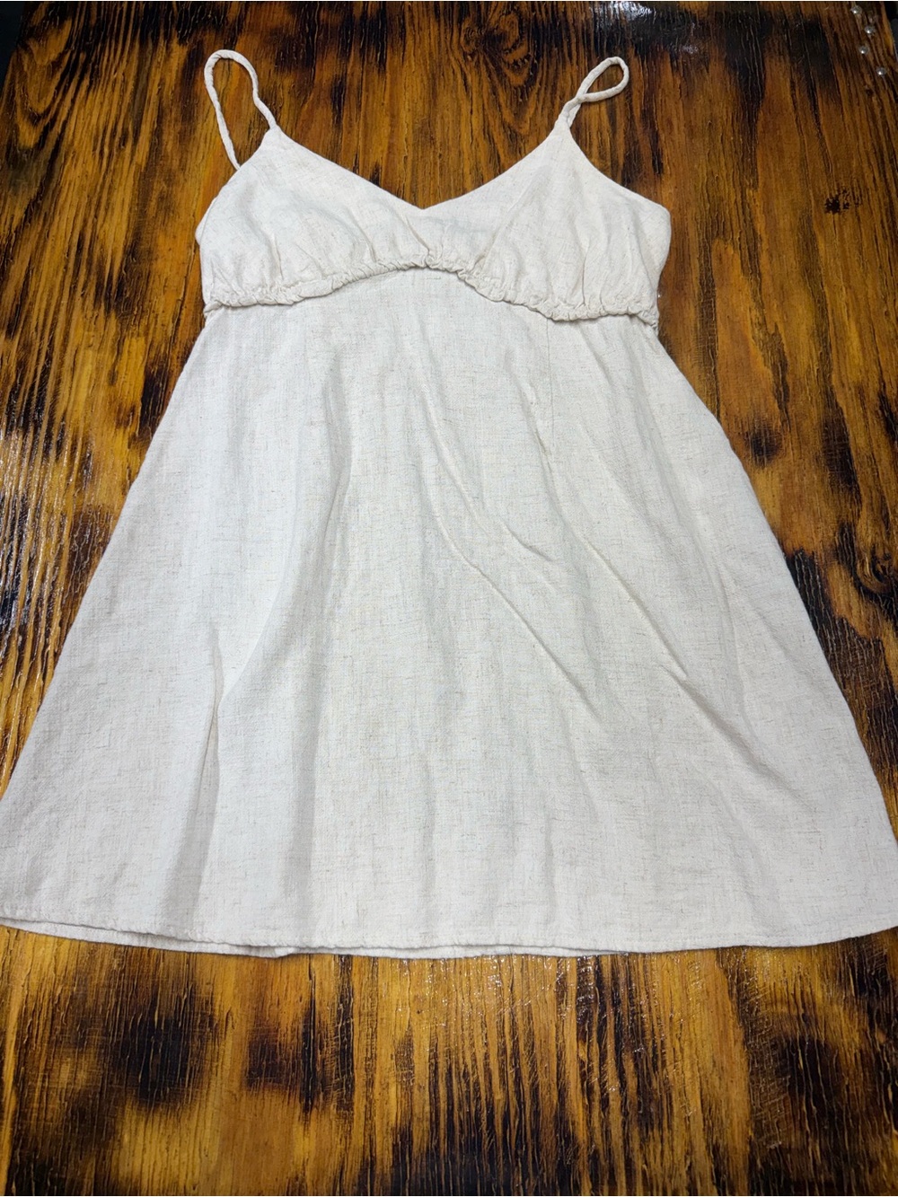 Speechless Cream Spaghetti Strap Cotton Chemise